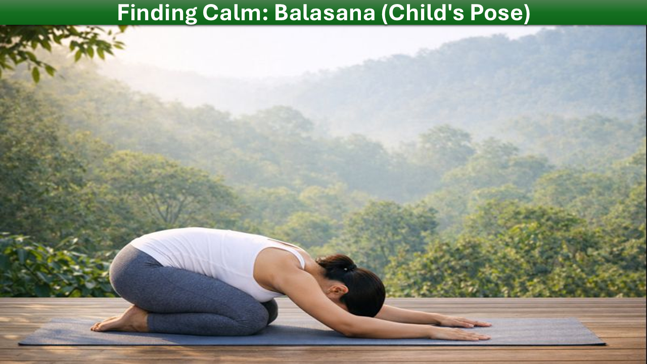 Finding Calm Balasana Child's Pose