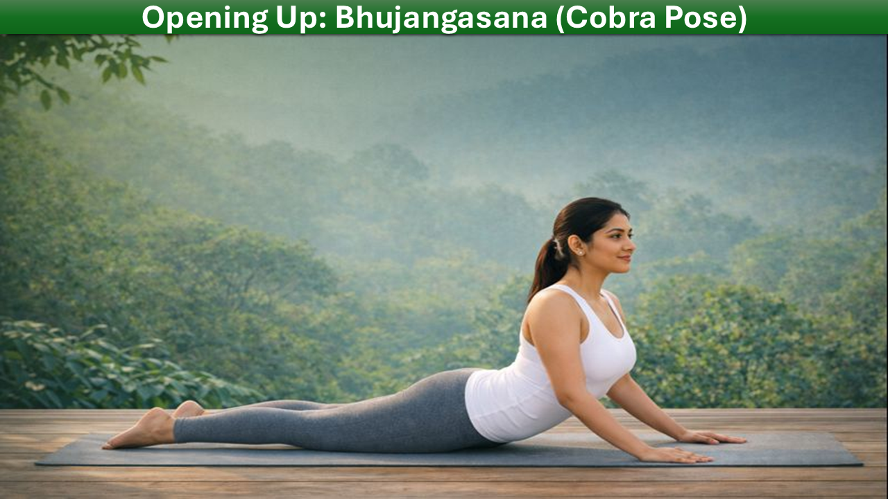 Opening Up Bhujangasana Cobra Pose